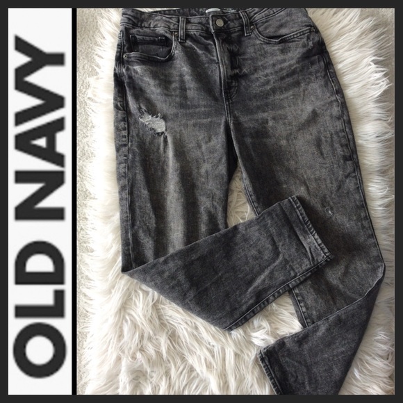 Old Navy O.G. Straight High Rise Jeans - Picture 2 of 5
